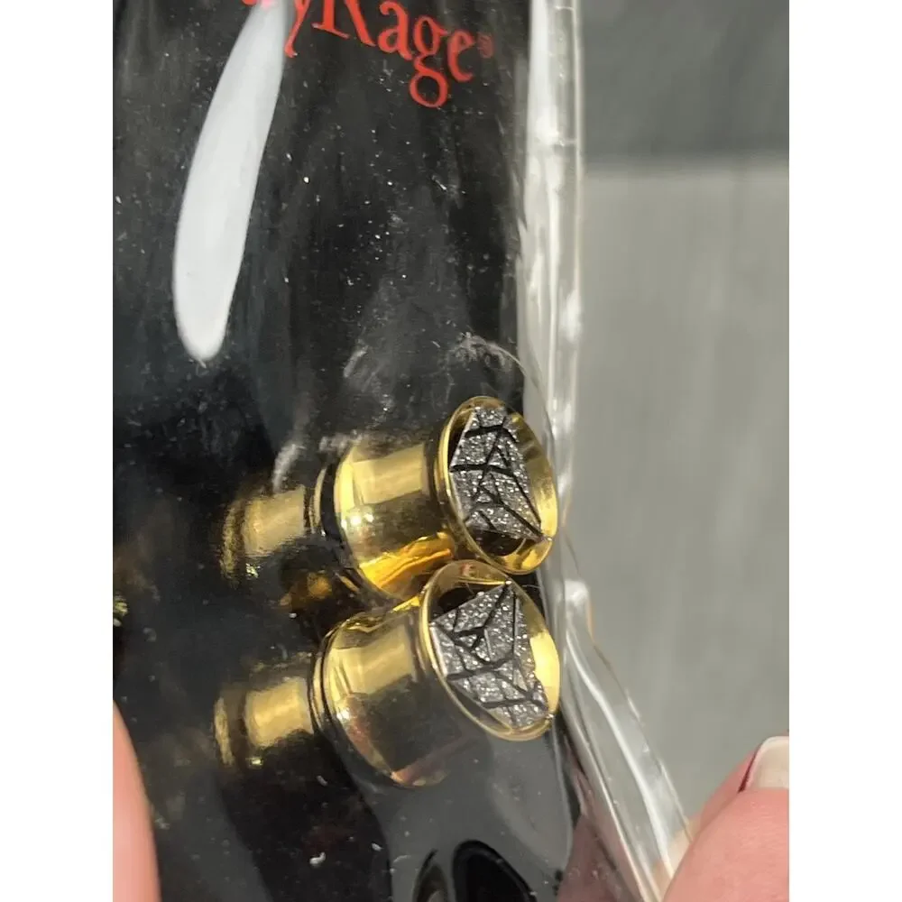BodyRage Ear Plugs 316L Steel 7/16